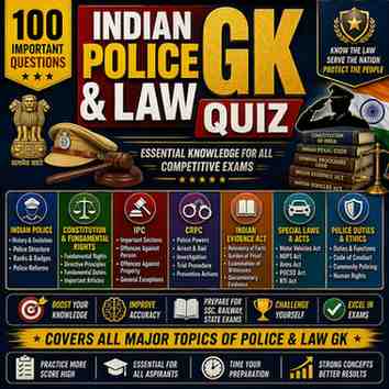 Indian Police & Law GK