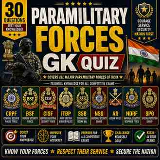 Paramilitary Forces Quiz