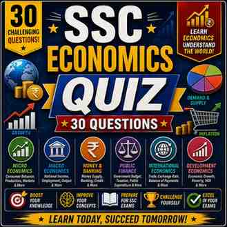 SSC Economics Quiz