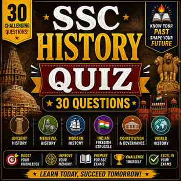 SSC History Quiz